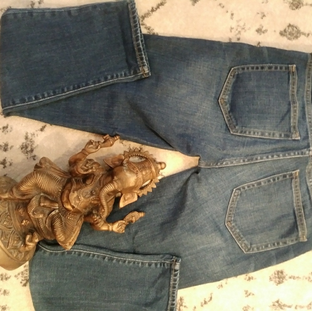 GAP dark blue straight leg jeans - Picture 2 of 2